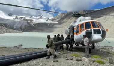 В Алматинской области возникла угроза селя