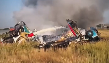 Самолет потерпел крушение в Акмолинской области