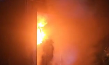 В Таразе возник крупный пожар