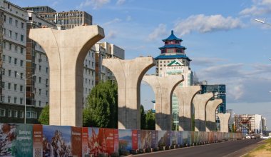 Улицу Керей-Жанибек перекроют в Астане из-за работ на LRT