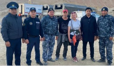 Иностранцы потерялись в горах Жетысу