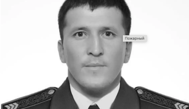 Спасатель погиб во время пожара в Карагандинской области