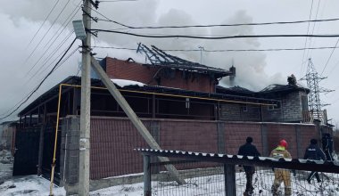 Трагедия в Астане: четверо детей погибли при пожаре в частном доме
