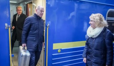 Канцлер Шольц прибыл с визитом в Киев