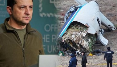 Крушение самолёта в Актау: Владимир Зеленский сделал заявление