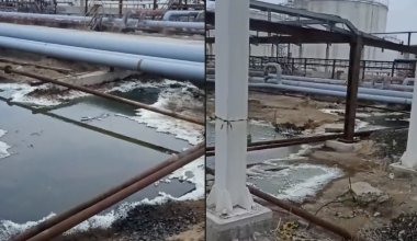 На Атырауском НПЗ вторые сутки устраняют разлив бензина