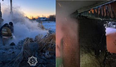 Двое взрослых и трое детей погибли в пожаре в частном доме в СКО