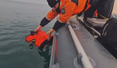 Силуэт судна на дне Каспия: в Актау проверили рассказы рыбаков