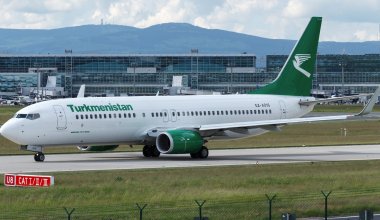 Национальная авиакомпания Туркменистана отменила полеты в Россию до марта