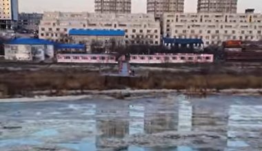 Масштабы обмеления Каспия показали с высоты в Актау