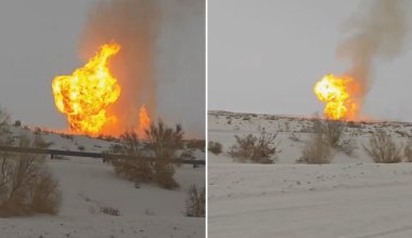 Проходит через Казахстан: на газопроводе в Узбекистане произошла авария
