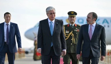 Президент Казахстана прибыл с официальным визитом в Иорданию