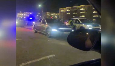 Подросток угнал авто отца в Таразе: эффектная погоня попала на видео