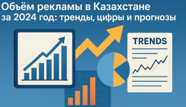 Объем рекламы в Казахстане за 2024 год: тренды, цифры и прогнозы