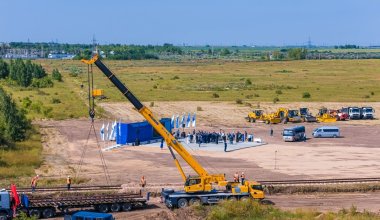 В Казахстане стартовало строительство крупнейшего внутреннего сухого порта