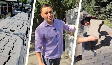 “Освоение по алматински?”: Новую брусчатку вывозят с улиц Алматы в частные дворы