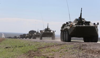 Военная техника начнет перемещаться по Казахстану