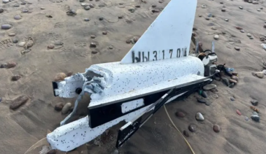 Обломок российского дрона нашли в Латвии