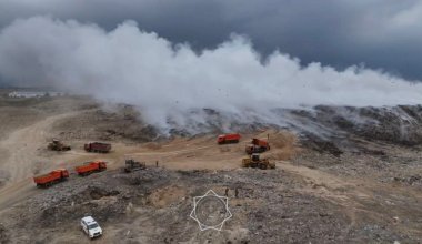 Пожар на полигоне под Алматы: огонь локализовали спустя неделю