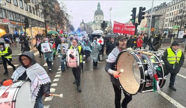 «Остановите геноцид!»: сотни шведов вышли на митинг из-за обстрелов в Газе