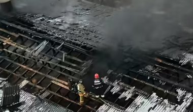 На птицефабрике в СКО вспыхнул крупный пожар