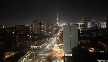 Алматинская телебашня преобразилась ко Дню Независимости