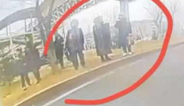 Казахстанцы рискуют жизнью, перебегая дорогу под мостом