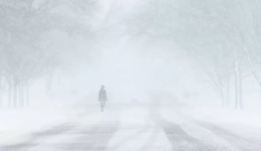 Мороз и метели: штормовое предупреждение объявили в регионах Казахстана