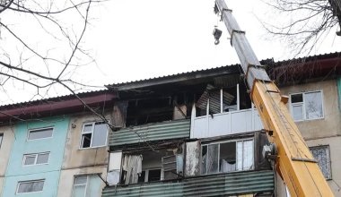 Пожар в канун Нового года: в Таразе объявили ЧС