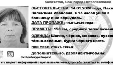 В Казахстане пенсионерка умерла от переохлаждения после пропажи