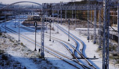 Газовые цистерны перевернулись на железной дороге в Талдыкоргане