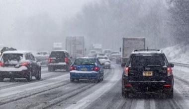 Где в Казахстане закрыли трассы из-за непогоды