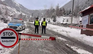 В горах Алматы выставлены блокпосты