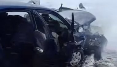 В страшном ДТП в Абайской области погибли четыре человека
