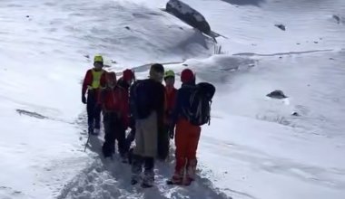 В горах Алматы погиб турист