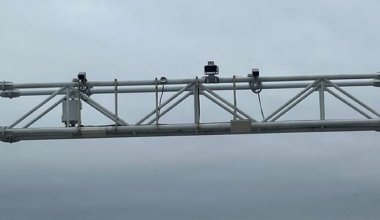 Новые скоростемеры установили на республиканской трассе в Казахстане