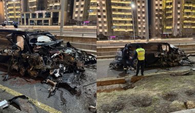 Три человека погибли в страшной аварии в Алматы: подробности