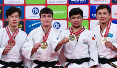 Казахстан взял золото и бронзу на Grand Slam в Тбилиси