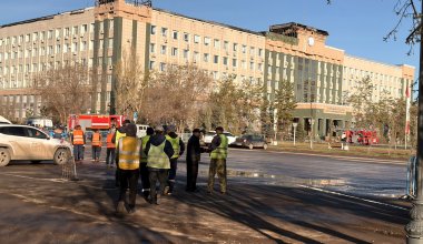 Названа причина пожара в акимате Актобе