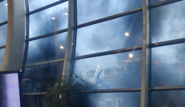 Пожар в аэропорту Мумбаи вызвал панику среди пассажиров: