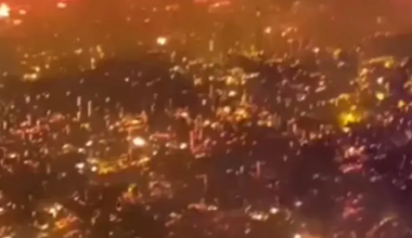 Огненная трагедия в Малайзии: сгорела водная деревня