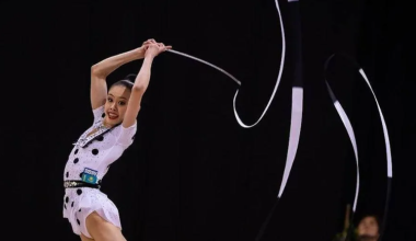 Казахстанская гимнастка завоевала медаль в Азербайджане