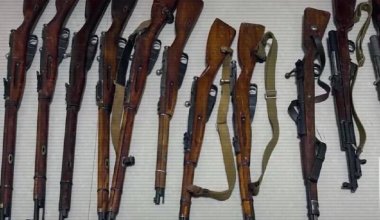Оружие январских событий продолжает «всплывать» в Алматы