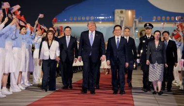 Дональд Трамп прибыл в Китай