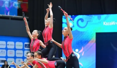 Казахстан взял серебро чемпионата Азии по гимнастике