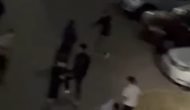Массовая драка в Астане попала на видео