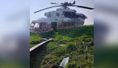 Вертолет МЧС с людьми на борту потерпел аварию под Павлодаром