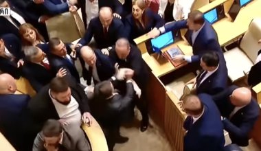 Депутаты подрались на последнем заседании парламента Грузии
