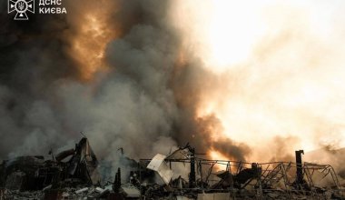 После крупнейшей атаки дронов Россия ударила по Киеву