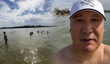 Аким Павлодарской области искупался в Иртыше после жалоб на грязную воду